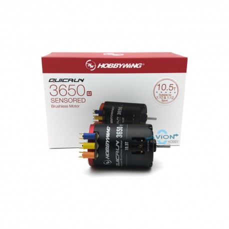 Hobbywing - QuicRun 3650SD G2 10.5T Black